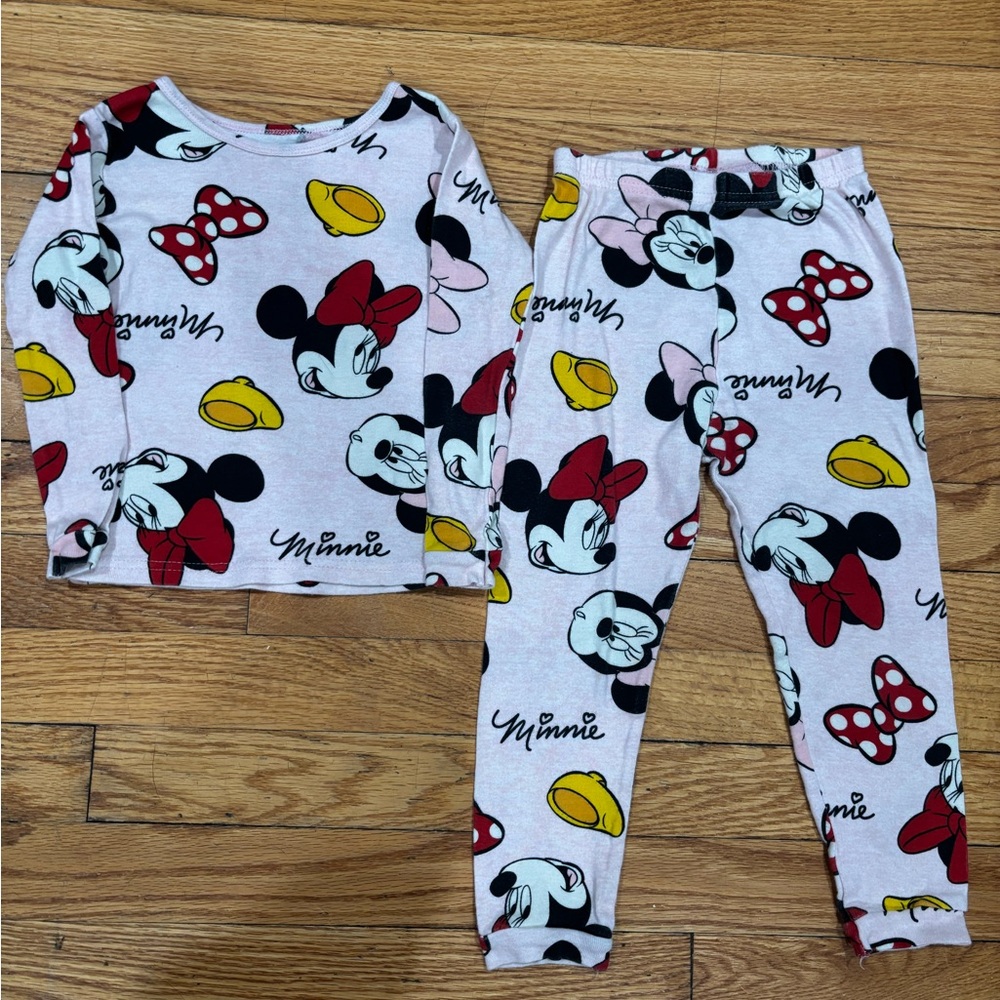 Toddler Girls Minnie Mouse Pajamas